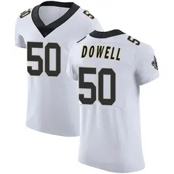 Nike Andrew Dowell New Orleans Saints Men's Elite White Vapor Untouchable Jersey