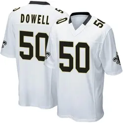 Nike Andrew Dowell New Orleans Saints Men's Game White Jersey