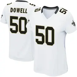 Nike Andrew Dowell New Orleans Saints Women's Game White Jersey